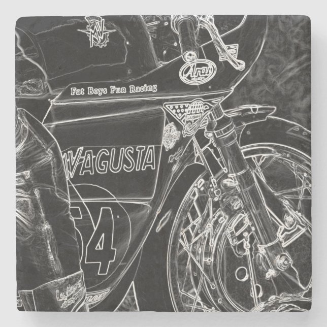 Porta-copo De Pedra Motociclo 1 (Frente)