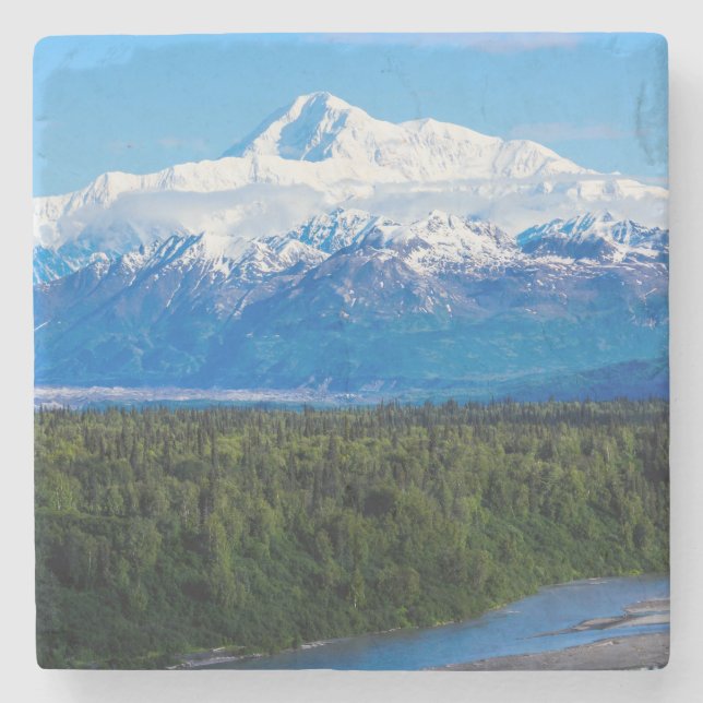 Porta-copo De Pedra Mt. McKinley Alaska (Frente)