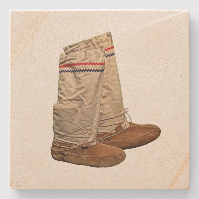 Porta-copo De Pedra Mukluks (Frente)