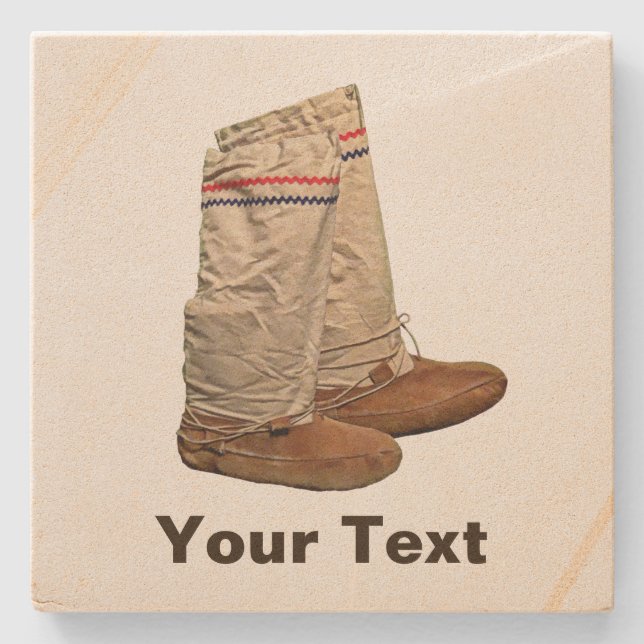 Porta-copo De Pedra Mukluks (Frente)