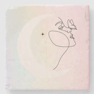 Porta-copo De Pedra Mulher