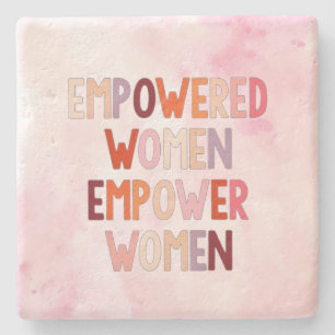 Porta-copo De Pedra Mulheres Empoderadas Empoderam Mulheres