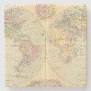 Porta-copo De Pedra Mundo 10