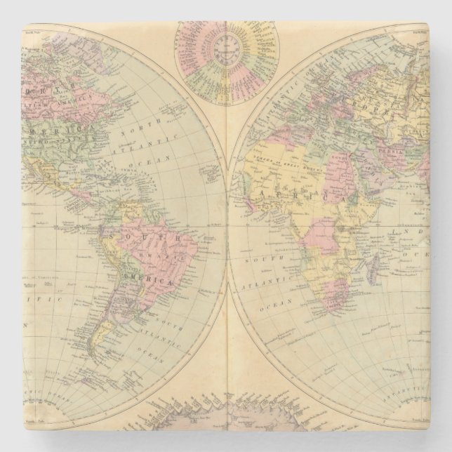 Porta-copo De Pedra Mundo 10 (Frente)