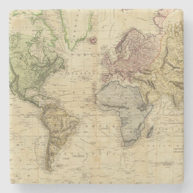 Porta-copo De Pedra Mundo 5 (Frente)