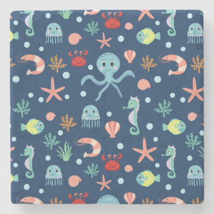 Porta-copo De Pedra Mundo do Mar