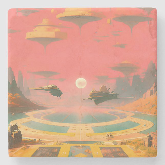 Porta-copo De Pedra Mundo dos Sonhos (Frente)