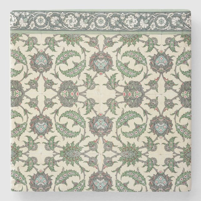 Porta-copo De Pedra Mure azulejos da mesquita de Cheykhoun, 'do árabe (Frente)