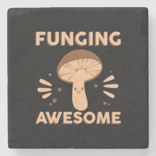 Porta-copo De Pedra Mushroom Hunter Funginf Incrível
