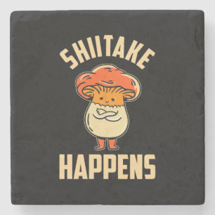 Porta-copo De Pedra Mushroom Shiitake Acontece