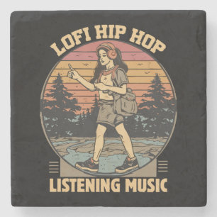 Porta-copo De Pedra Música lofi hip hop chillhop