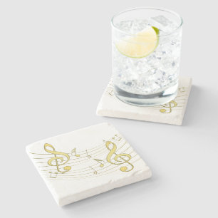 Porta-copo De Pedra Musical