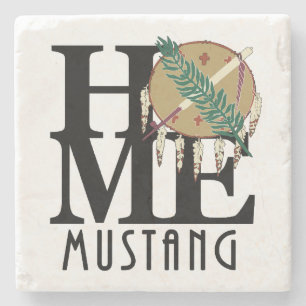 Porta-copo De Pedra Mustang HOME Oklahoma