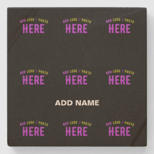 PORTA-COPO DE PEDRA NA MODA MODERNO PERSONALIZÁVEL NEGRO VERIFICADO CO