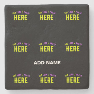 PORTA-COPO DE PEDRA NA MODA MODERNO PERSONALIZÁVEL NEGRO VERIFICADO CO