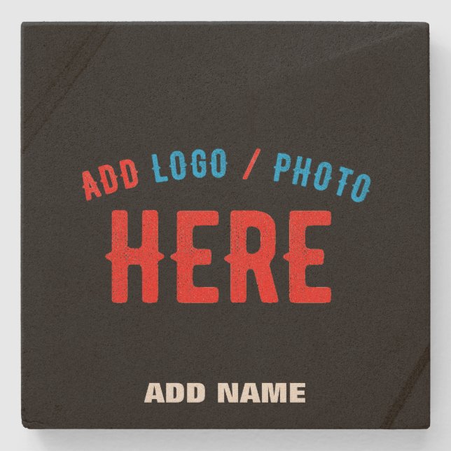 PORTA-COPO DE PEDRA NA MODA MODERNO PERSONALIZÁVEL NEGRO VERIFICADO CO (Frente)