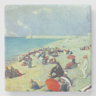 Porta-copo De Pedra Na praia