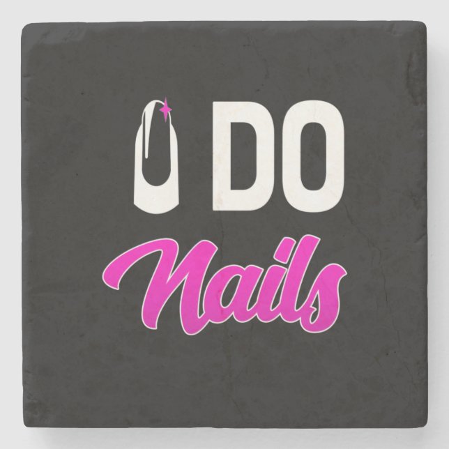 Porta-copo De Pedra Nail Artist Do Unhas (Frente)