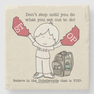 Porta-copo De Pedra Não Parar