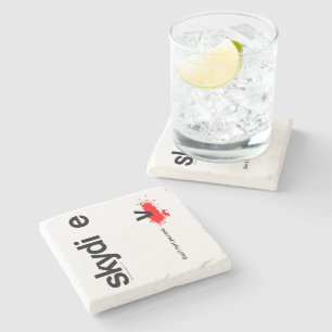 Porta-copo De Pedra Não se fira Skydiver