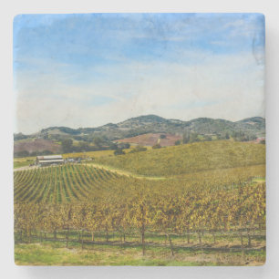 Porta-copo De Pedra Napa Valley California Vineyard