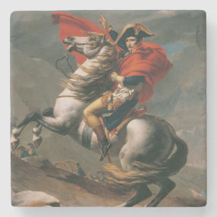 Porta-copo De Pedra Napoleão com Cavalo, Passo de São Bernardo