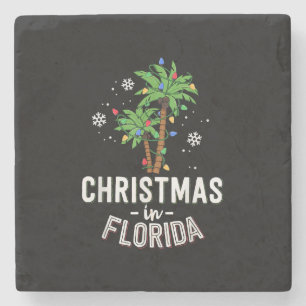 Porta-copo De Pedra Natal Em Flórida A Família Palm Trees Va