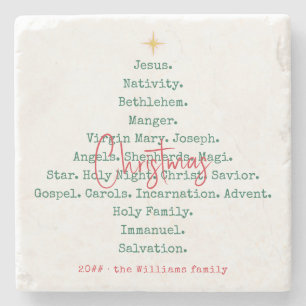 Porta-copo De Pedra Natividade Natal Christian Faith Jesus Religião