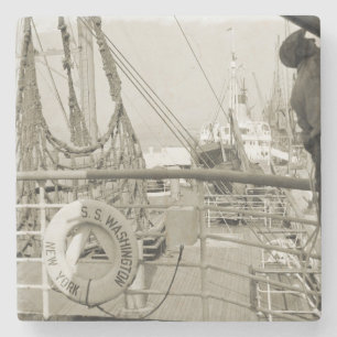 Porta-copo De Pedra Navio de cruzeiro de luxo de Washington - 1930