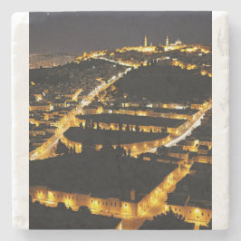 Porta-copo De Pedra Nazareth by night, coaster