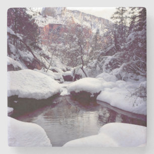 Porta-copo De Pedra Neve profunda nos Middle Emerald Pools