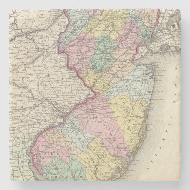 Porta-copo De Pedra New-jersey 2 (Frente)