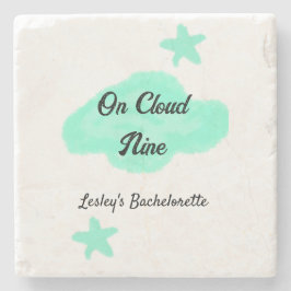 Porta-copo De Pedra No nono verde pastel estrelas despedida de solteir