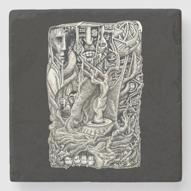 Porta-copo De Pedra No porão (Frente)