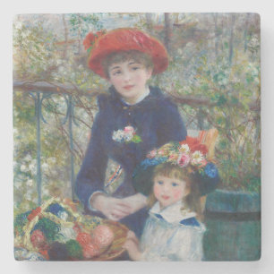 Porta-copo De Pedra No Terraço, Retrato Impressionista, Renoir