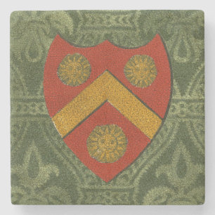 Porta-copo De Pedra Nobre Crest V