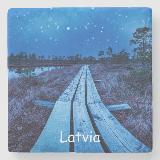 Porta-copo De Pedra Noite dos pântanos (Frente)