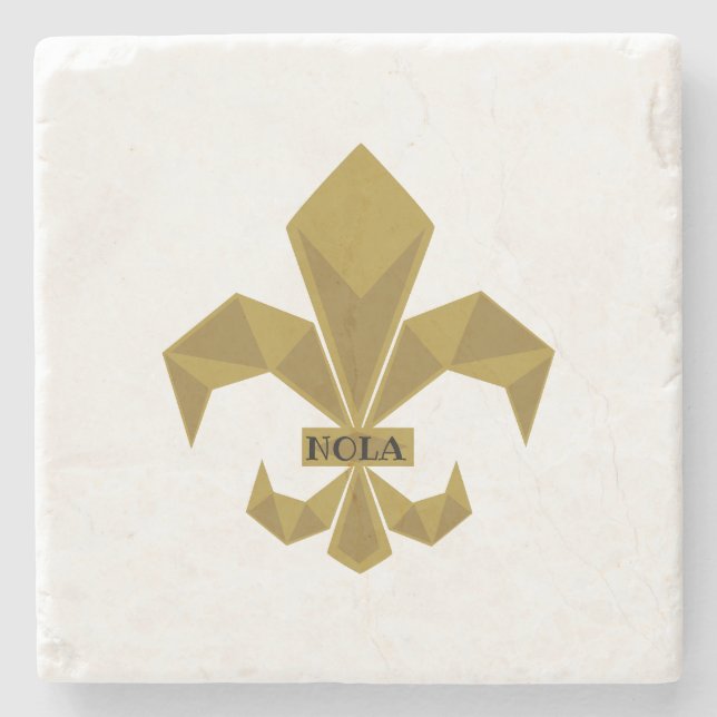 Porta-copo De Pedra NOLA fãs de qualquer Canvas de presente de ocasião (Frente)