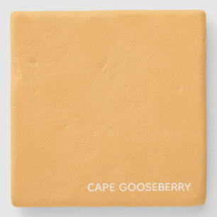 Porta-copo De Pedra Nome amarelo de Cape Gooseberry