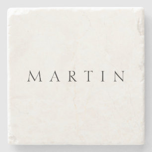 Porta-copo De Pedra Nome Clássico (ou palavra)