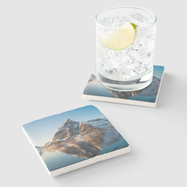 Porta-copo De Pedra Noruega Lofoten Mountain (Lateral)