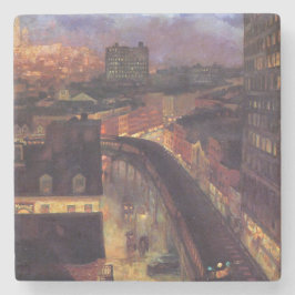 Porta-copo De Pedra Nova Iorque de Greenwich Village (NYC)