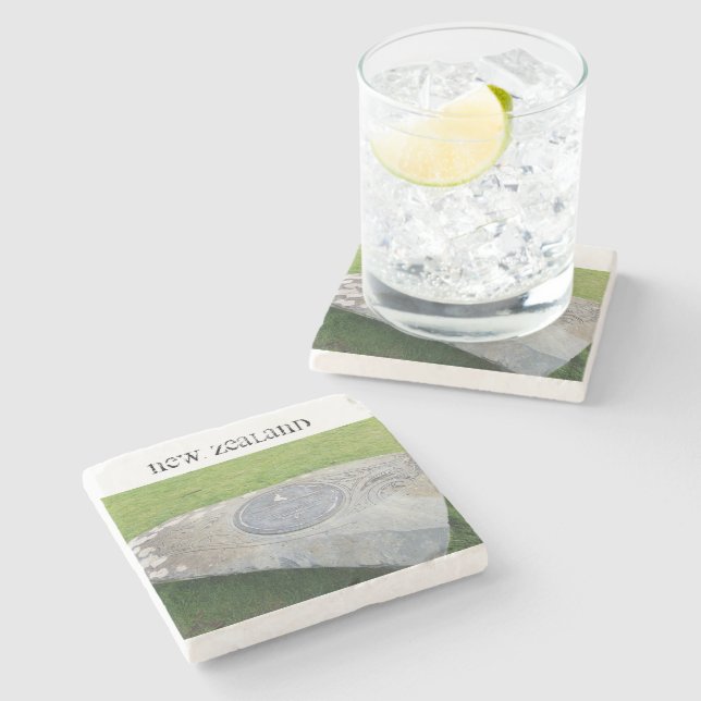 Porta-copo De Pedra Nova Zelândia (Lateral)