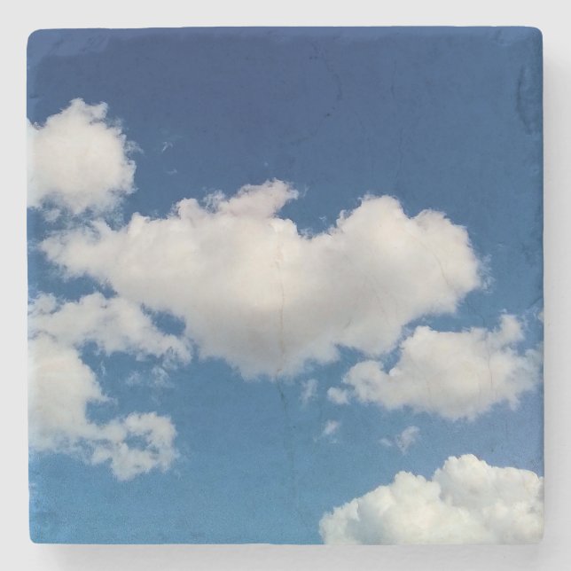 Porta-copo De Pedra Nuvem mole longa (Frente)