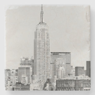 Porta-copo De Pedra NYC Skyline IV