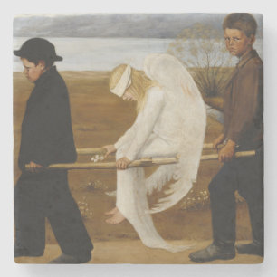 Porta-copo De Pedra O Anjo Ferido (por Hugo Simberg)