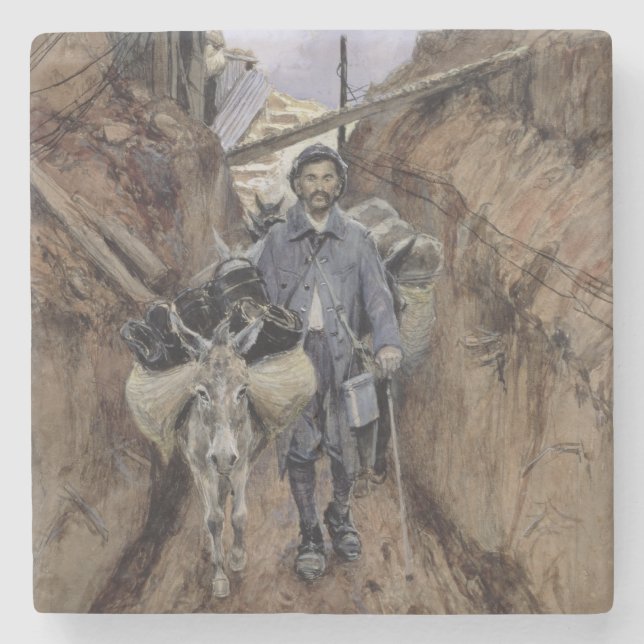 Porta-copo De Pedra O asno, Somme, 1916 (Frente)