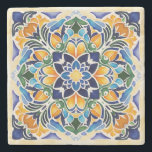 Porta-copo De Pedra O azulejo azul Talavera azulejo favorece o vintage<br><div class="desc">Vintage azul e marrom talavera azulejo azulejos de pedra porta copos favores chás de panela favoritos para favoritos para festas presentes de decoração para seus presentes de casamento para qualquer presente de ocasião para mamãe jantar decoração de mesa decoração de chá de panela recepção de casamento decoração de mesa do...</div>