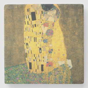 Porta-copo De Pedra O Beijo - Gustav Klimt