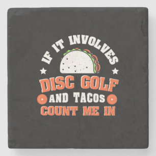 Porta-copo De Pedra O Golfe De Disco E Os Tacos Contam-Me
